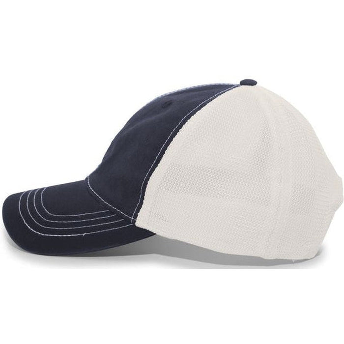 no-logo Pacific Headwear Vintage Trucker Snapback Cap-Caps-Pacific Headwear-Thread Logic