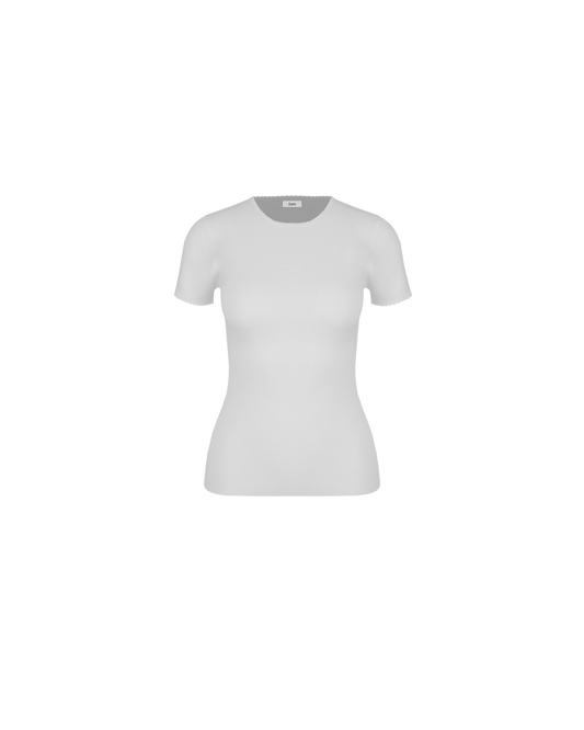 PARKLIFE CAP SLEEVE T-SHIRT WHITE