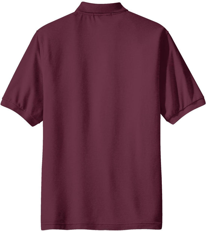 no-logo Port Authority Silk Touch Polo Shirt with Pocket-Regular-Port Authority-Thread Logic