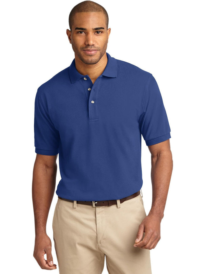no-logo Port Authority Tall Pique Knit Polo Shirt-Regular-Port Authority-Thread Logic