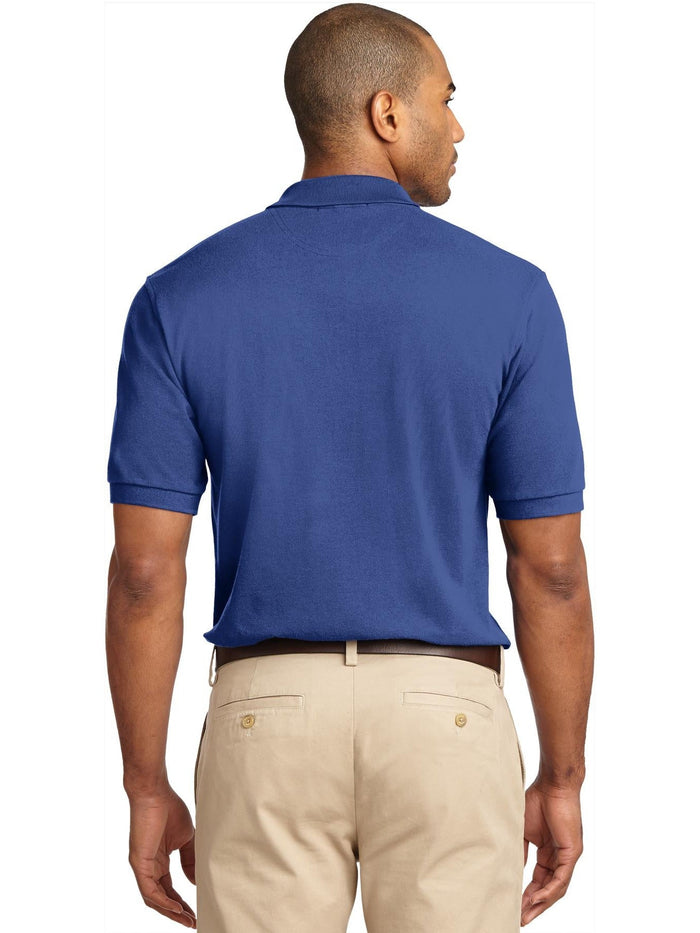 no-logo Port Authority Tall Pique Knit Polo Shirt-Regular-Port Authority-Thread Logic