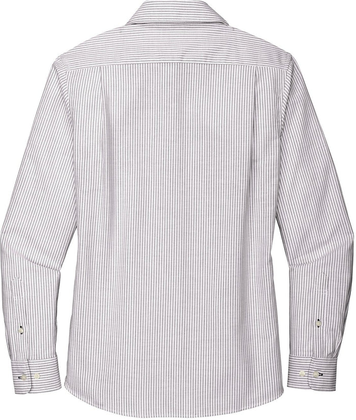 no-logo Port Authority Ladies SuperPro Oxford Stripe Shirt-Regular-Port Authority-Thread Logic