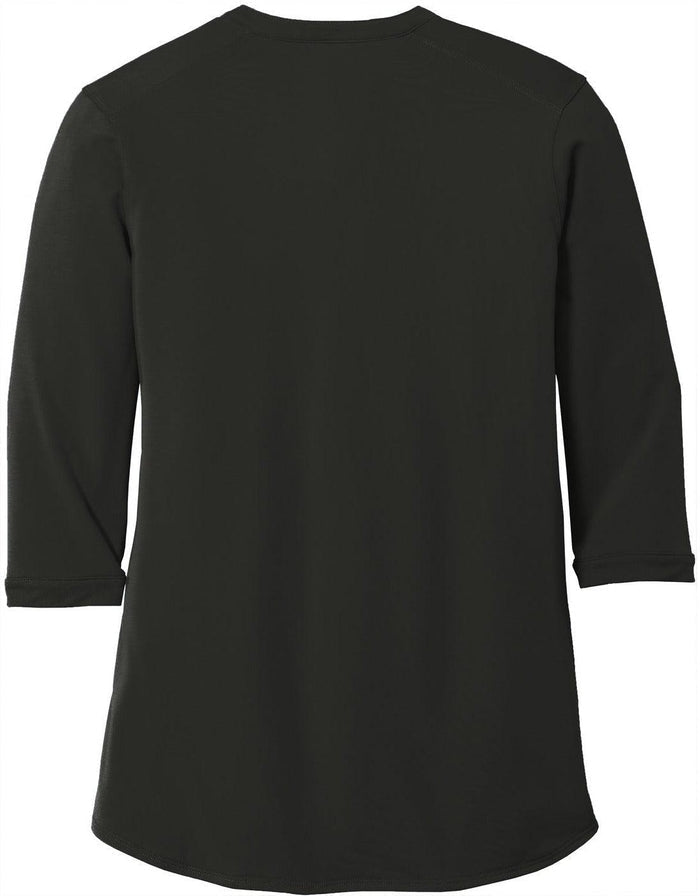 no-logo Port Authority Ladies UV Choice Pique Henley-Regular-Port Authority-Thread Logic