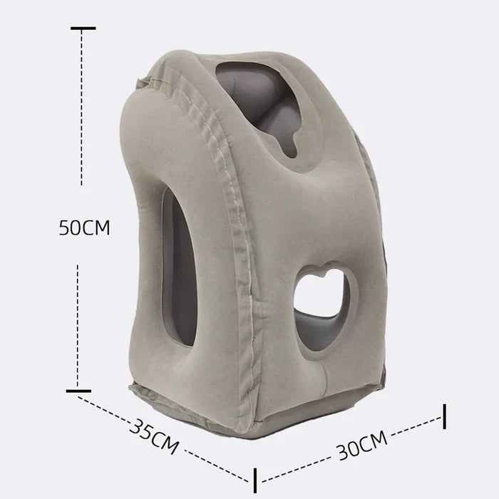 Portable Inflatable Travel Pillow Neck Support for Office  Sleepouts Outdoor Camping f2 Naps Airplane Flights Train