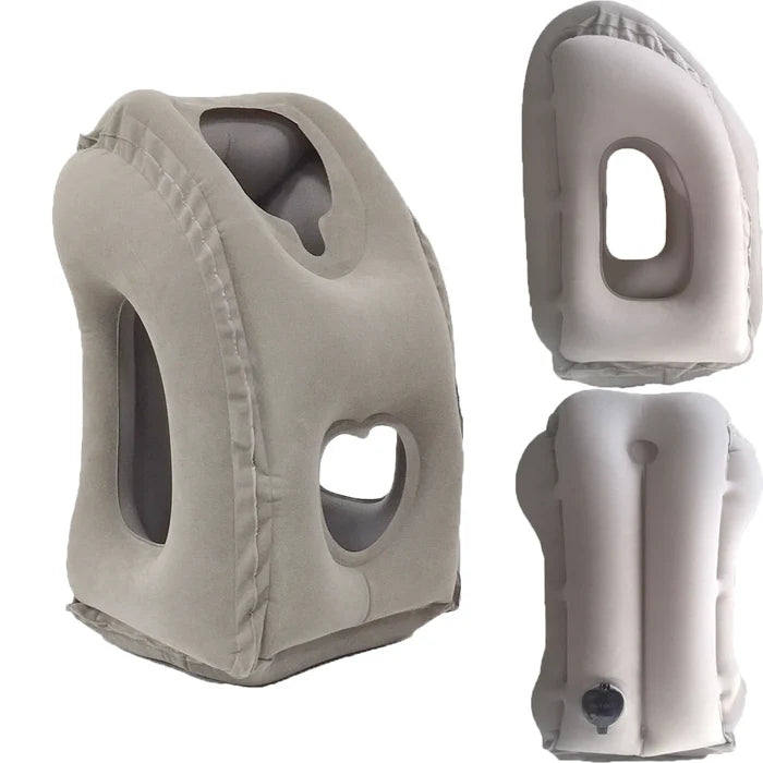 Portable Inflatable Travel Pillow Neck Support for Office  Sleepouts Outdoor Camping f2 Naps Airplane Flights Train