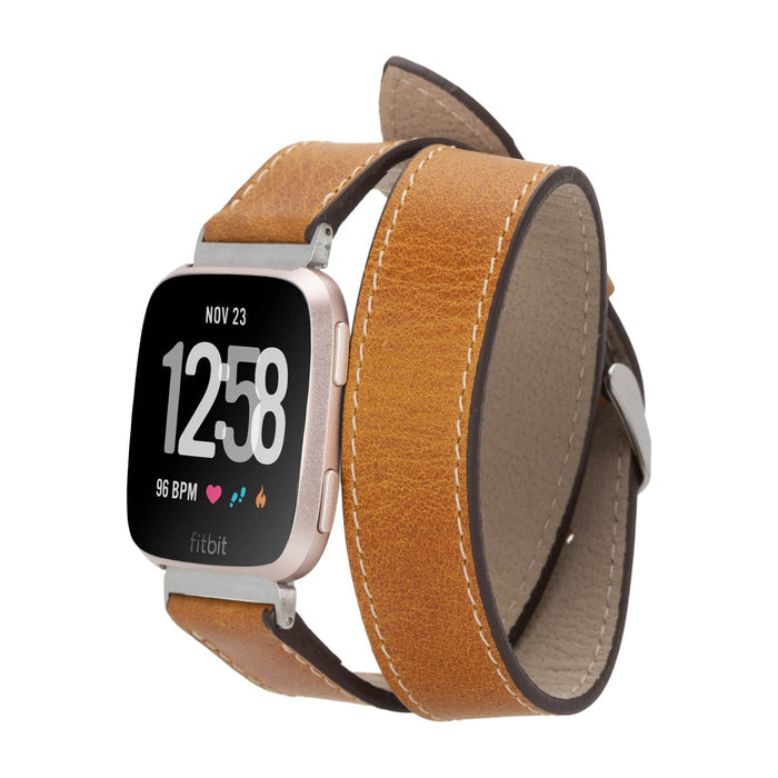 Double Tour Leather Band for Fitbit Watches by Hardiston - premium Watch Bands - Fitbit