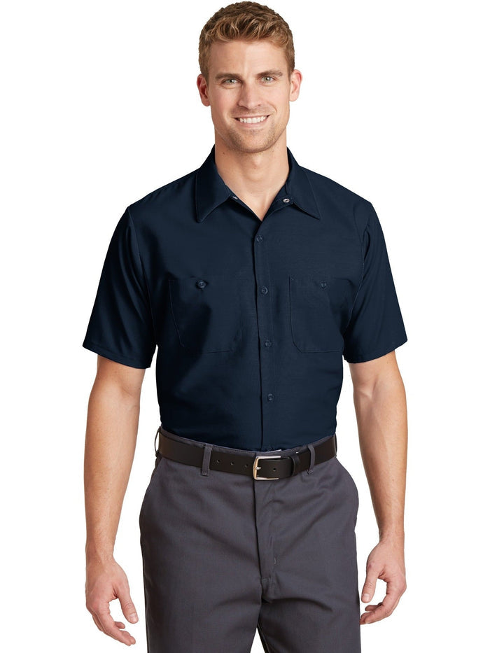 no-logo Red Kap Short Sleeve Industrial Work Shirt-Regular-Red Kap-Thread Logic