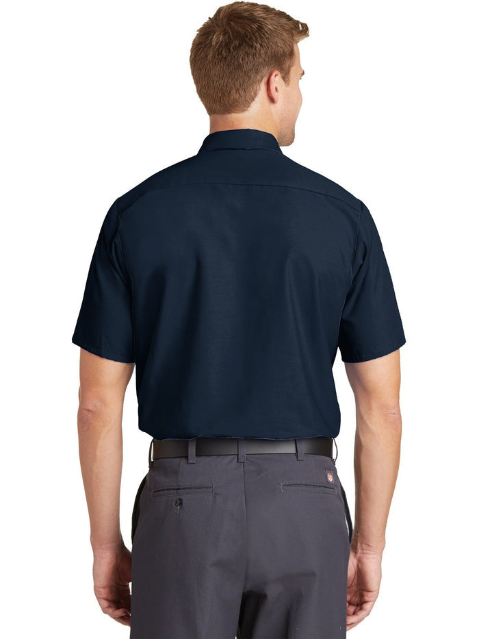 no-logo Red Kap Short Sleeve Industrial Work Shirt-Regular-Red Kap-Thread Logic