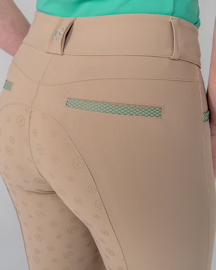 Reef Compression Breeches - Sand Beige
