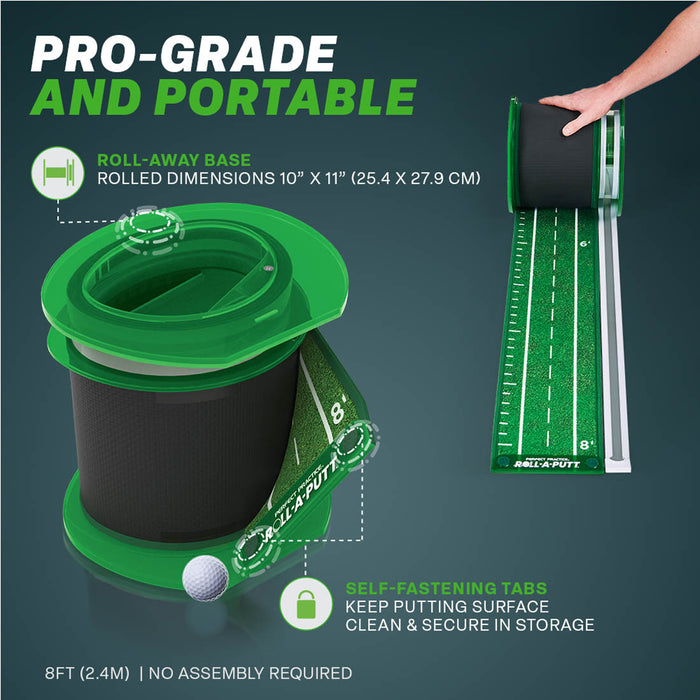 Roll-A-Putt Putting Mat - Perfect Practice