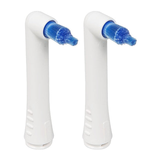 Rotadent Plus Long-Tip Replacement Brush Heads, Pack of 2 (Fits the Rotadent Plus Brush Base only)
