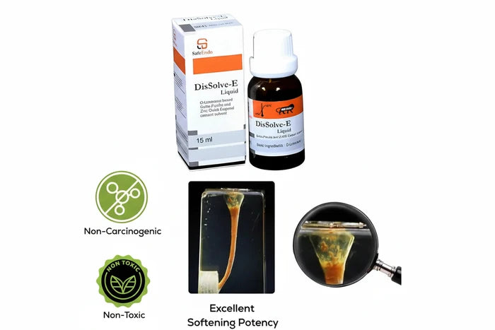 SafeEndo Dis Solve E 15ML - EDTA Root Canal Chelating Solution