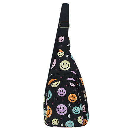!SALE! Smiley Faces NGIL Large Sling Backpack