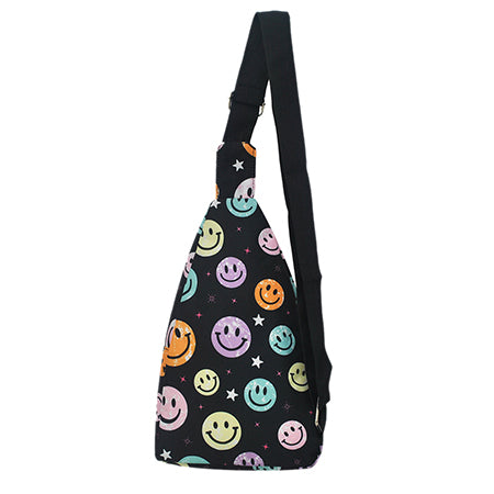 !SALE! Smiley Faces NGIL Large Sling Backpack