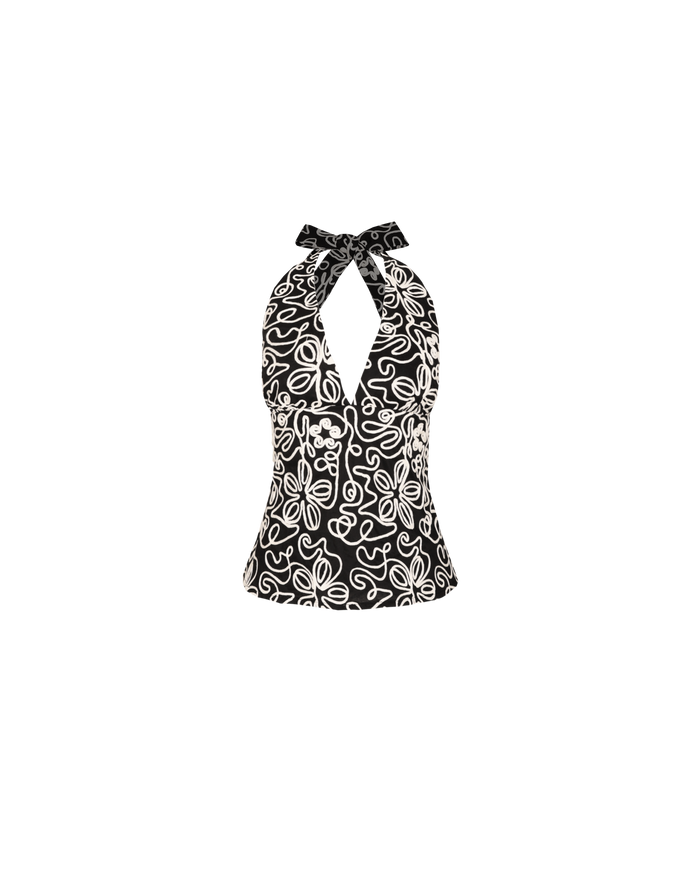 SASHA HALTER TOP SARDINIA FLORAL