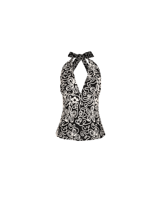 SASHA HALTER TOP SARDINIA FLORAL