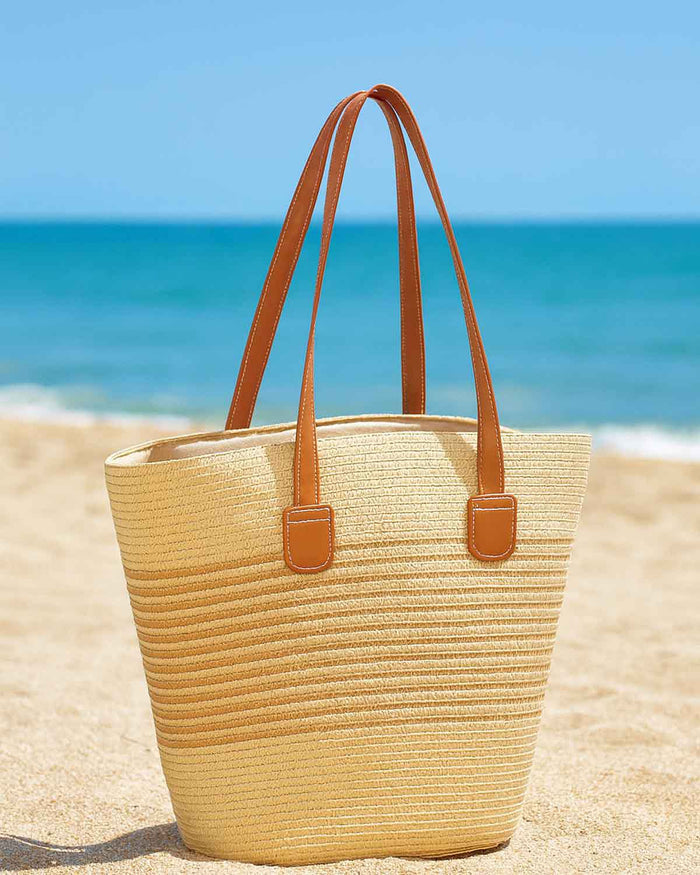 Skylar Woven Beach Bag - The Classic Boutique