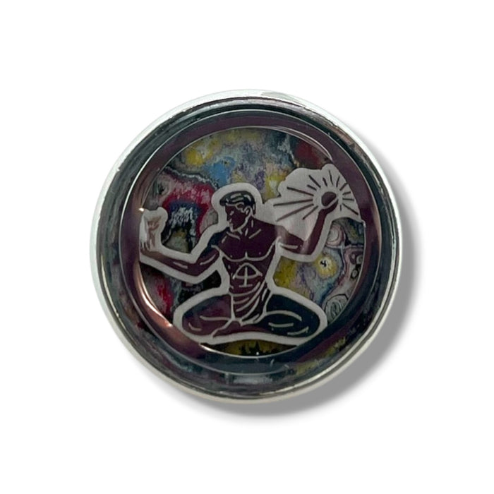 Spirit of Detroit Latonia Pin | Stainless Steel