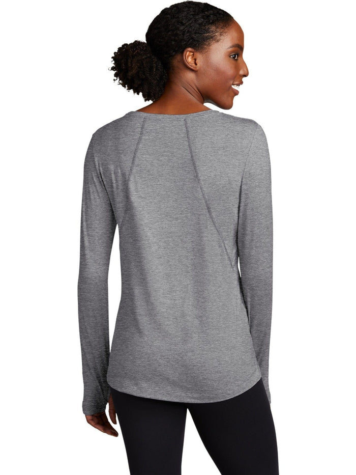 no-logo Sport-Tek Ladies Exchange 1.5 Long Sleeve Crew-Regular-Sport-Tek-Thread Logic
