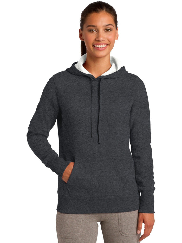 Sport-Tek Ladies Pullover Hooded Sweatshirt-Regular-Sport-Tek-Graphite Heather-XS-Thread Logic