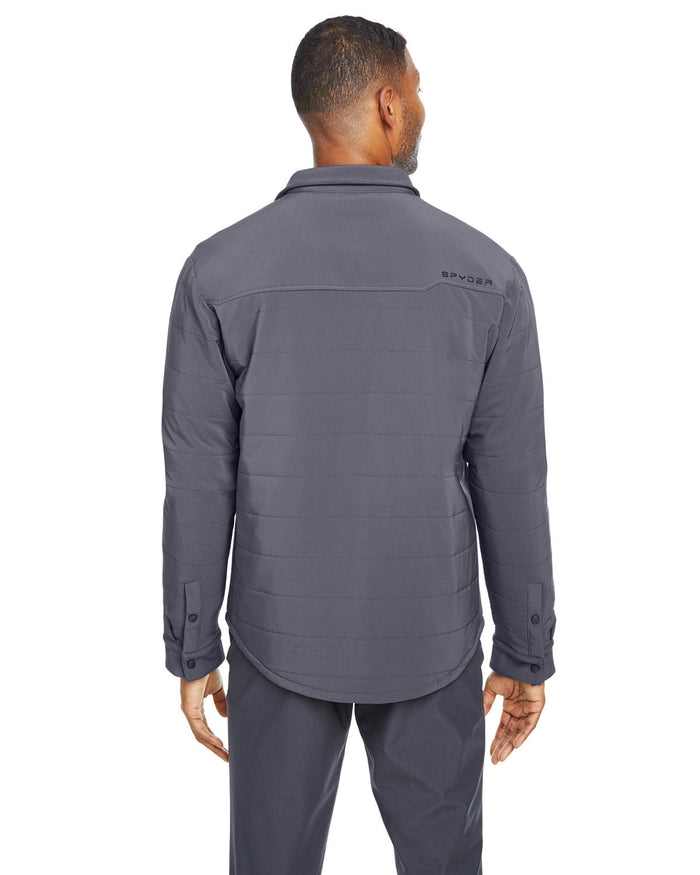 no-logo Spyder Transit Shirt Jacket-Men's Jackets-Spyder-Thread Logic