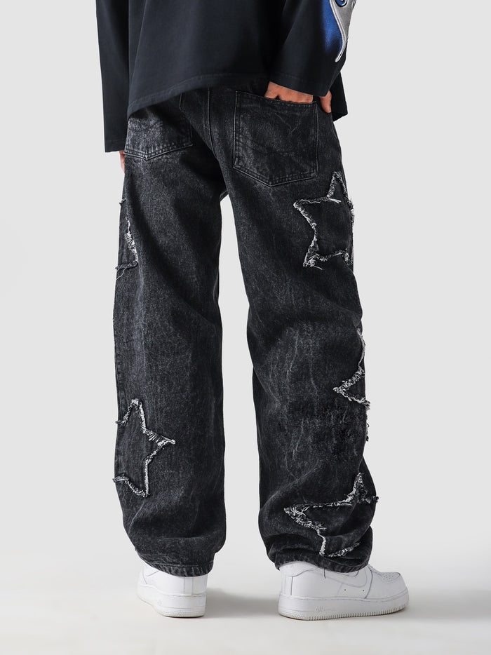 Star Denim baggy jeans lifestyle shot streetwear Pakistan – GROOVY