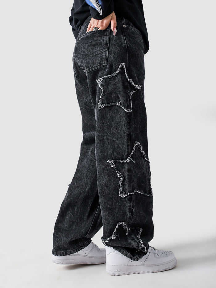 Star Denim baggy jeans male model front view relaxed fit Pakistan – GROOVY