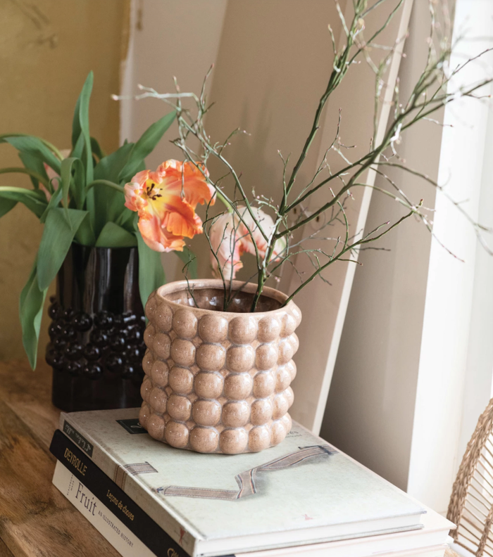 Stoneware Planter - Bubble