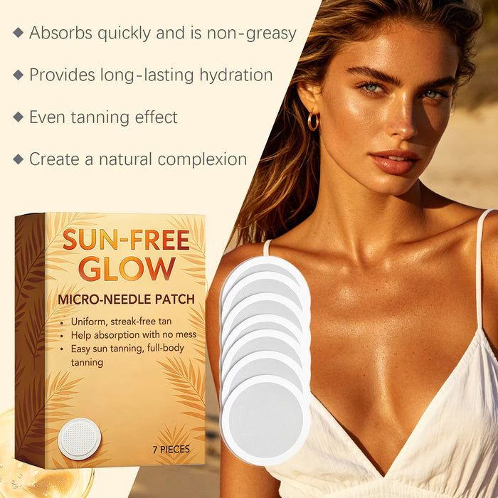 Sun-Free Glow™ Micro-Needle Self-Tanning Patches (7 Pack)