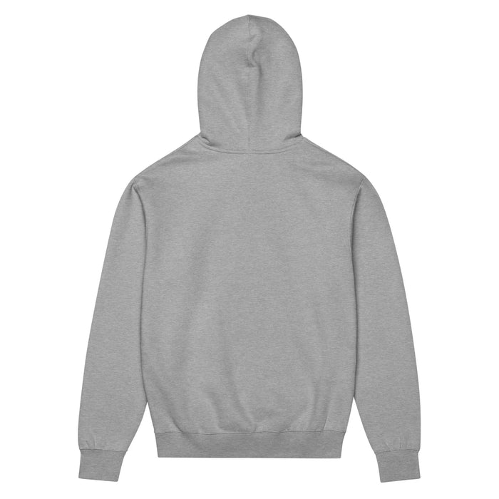 The Most Racist Man Alive Hoodie in Stark Optic Monochrome. WRAP Certified, Zero-Crack HD Print, Made-to-Order (Zero Overproduction).