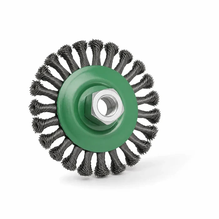 Trimmer Compatible Twisted Steel Head Rotating Wire Brush
