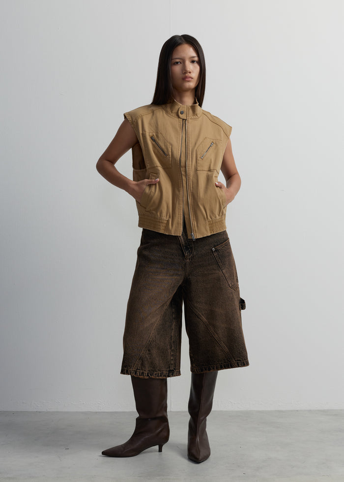 UTILITY ZIP-UP VEST