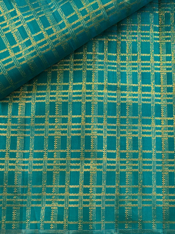 Velthari Ornate Kanchi Silk Fabric