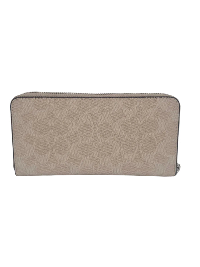 Coach Wallet - Beige/Silver