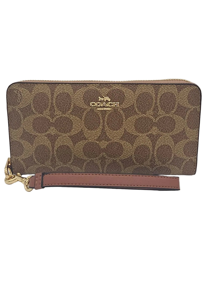 Coach Wallet - Brown/Gold