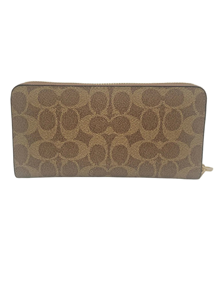 Coach Wallet - Brown/Gold