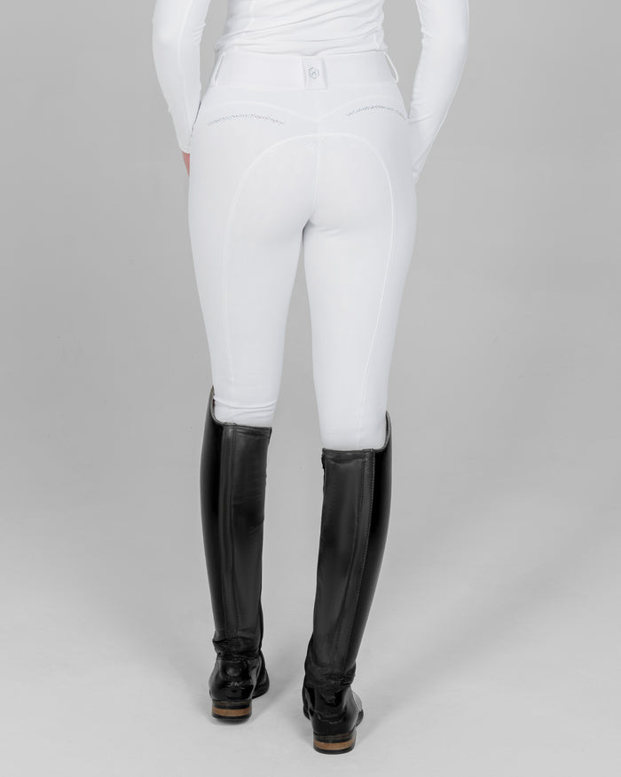 White Aurora Compression Breeches