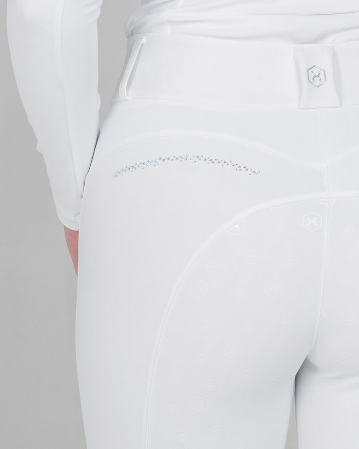 White Aurora Compression Breeches