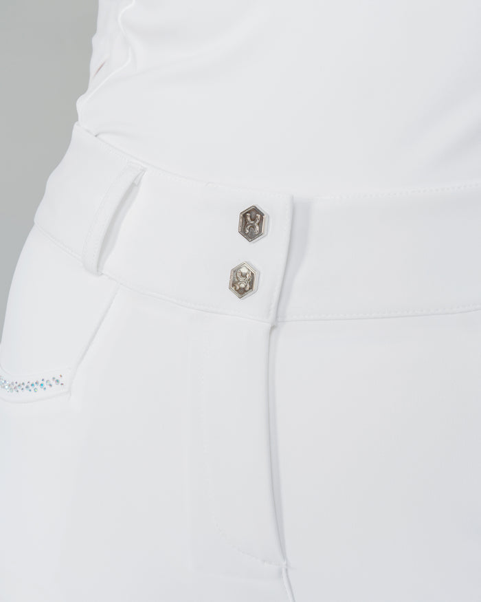 White Aurora Compression Breeches