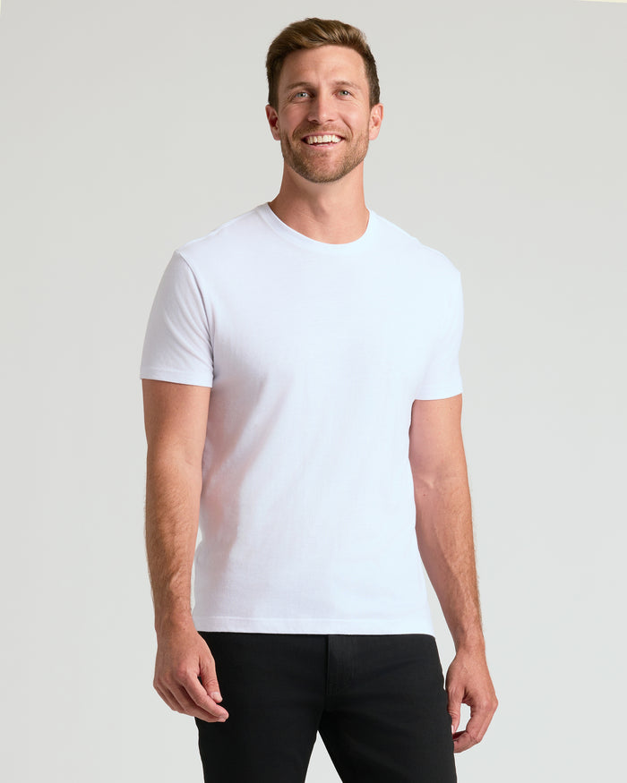 Man in white t-shirt from The Variety 8-Pack.