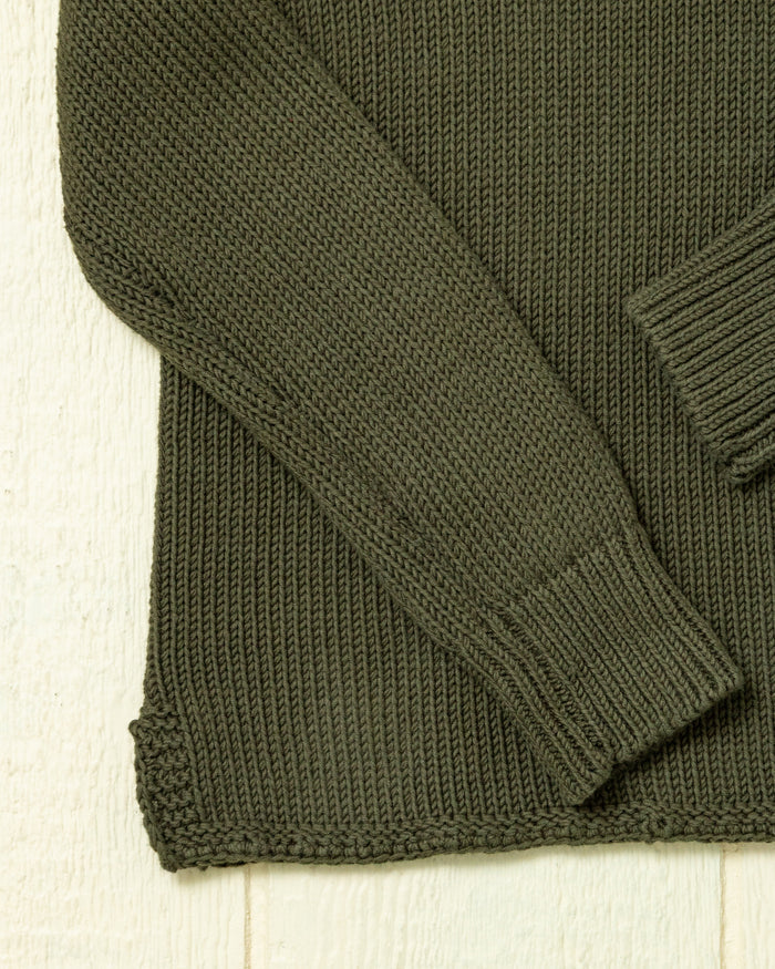 Women's Dock Sweater in Olive