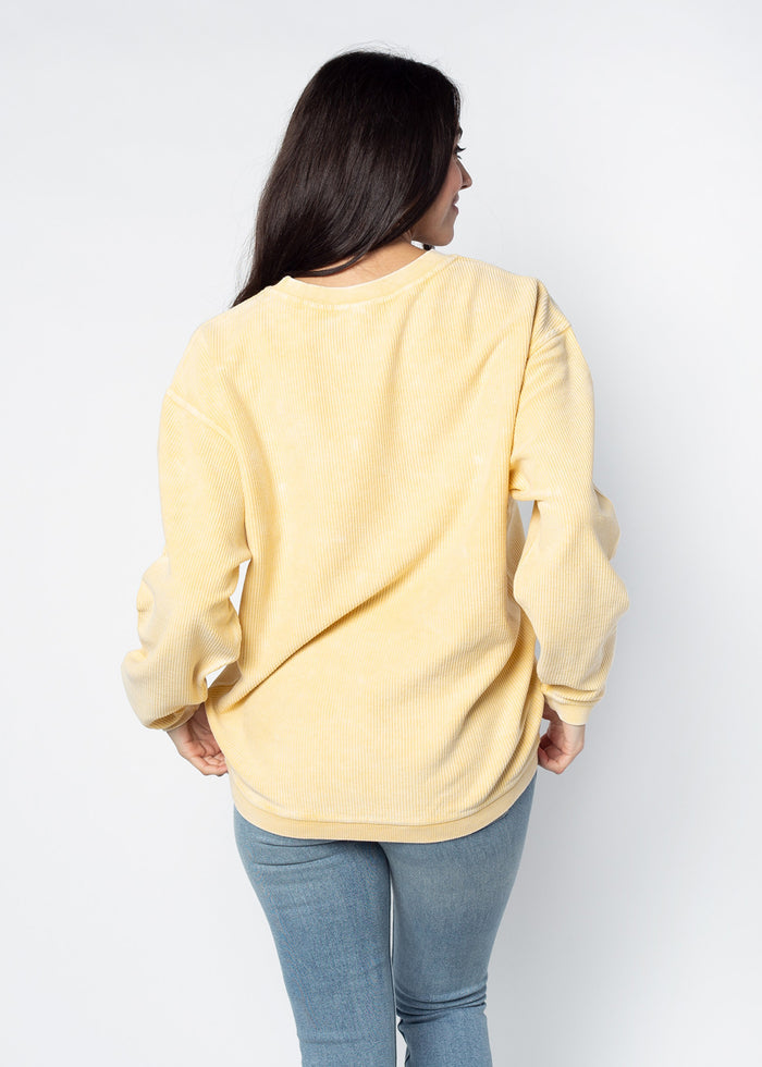 Women's Iowa College Block Original Corded Crew