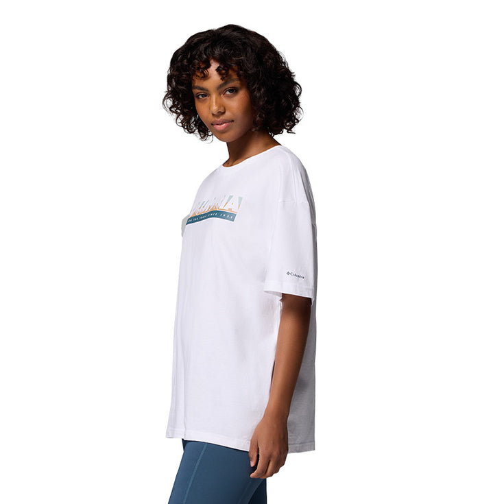 Women's Rolling Bend Graphic Oversized T-Shirt