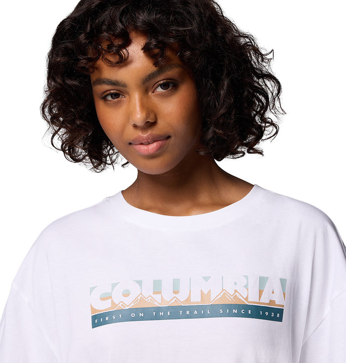 Women's Rolling Bend Graphic Oversized T-Shirt