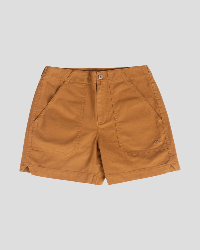 Women’s Weekend Cotton Shorts  -  Bark